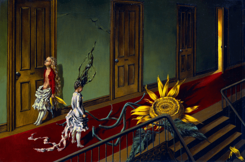 Dorothea Tanning. Pequeña serenata nocturna. Tate, London 2015. Mujeres artistas surrealistas Dorothea Tanning. Pequeña serenata nocturna
